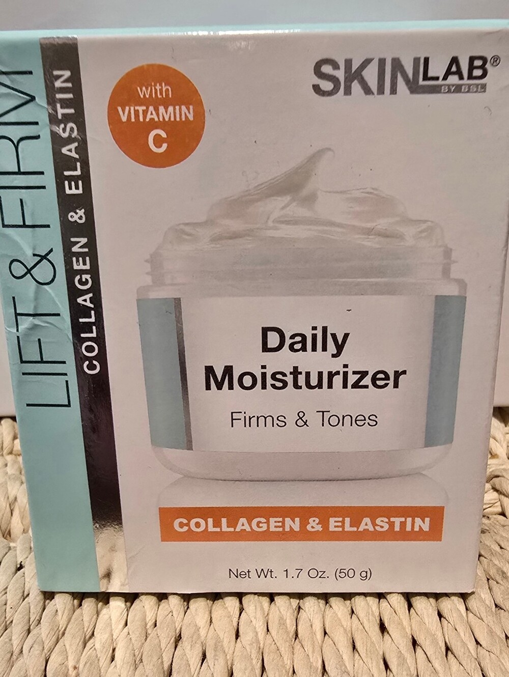 SkinLab Lift & Firm Daily Moisturizer Collagen Elastin Vitamin C 1.7 oz NIB